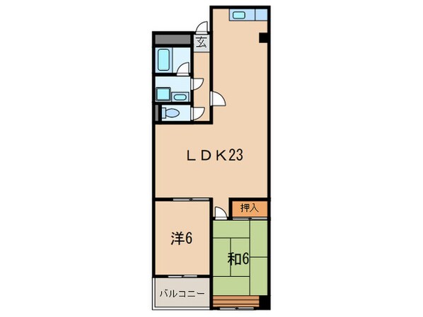 ブリ－ジェ朝日ヶ丘の物件間取画像